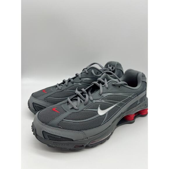Nike Shox Ride 2 Men's Size 12 Smoke Grey University Red IM5999-084 New - Picture 9 of 16